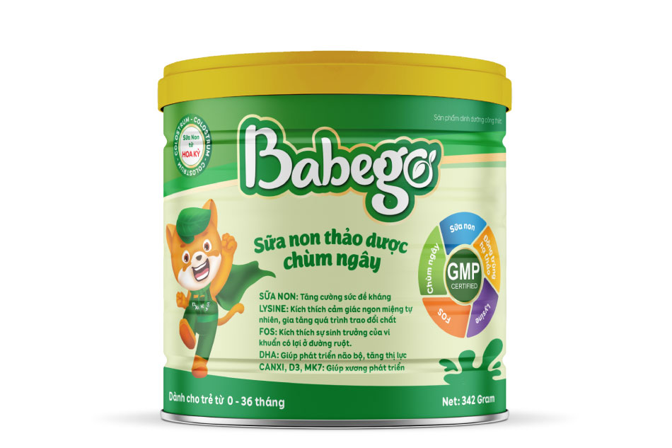 Sữa non thảo dược chùm ngây Babego