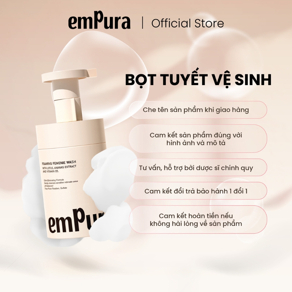 Bọt tuyết vệ sinh phụ nữ emPura